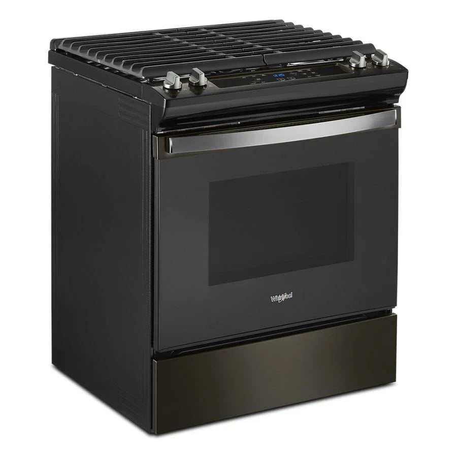 Whirlpool WEG515S0LV 5.0 Cu. Ft. Gas Range with Frozen Bake™ Technology Black Stainless