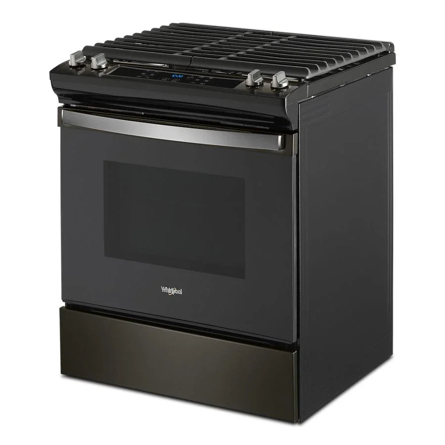 Whirlpool WEG515S0LV 5.0 Cu. Ft. Gas Range with Frozen Bake™ Technology Black Stainless