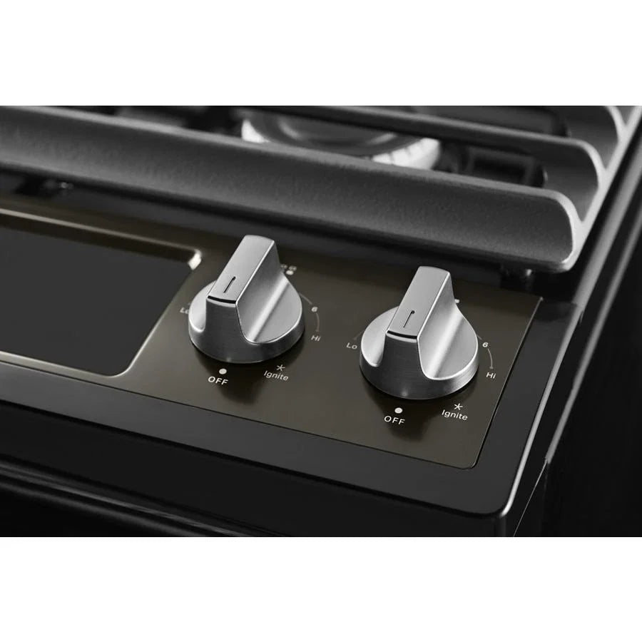 Whirlpool WEG515S0LV 5.0 Cu. Ft. Gas Range with Frozen Bake™ Technology Black Stainless