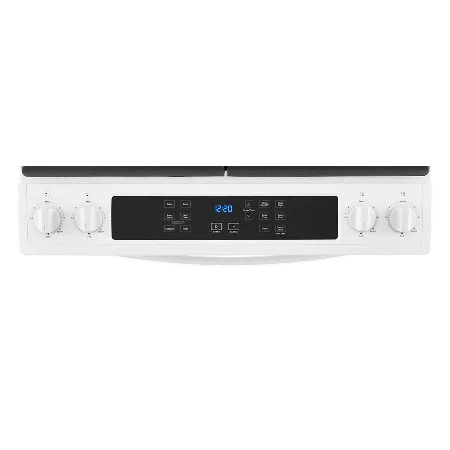 WEG515S0LW 5.0 Cu. Ft. Whirlpool® Gas Range with Frozen Bake™ Technology White