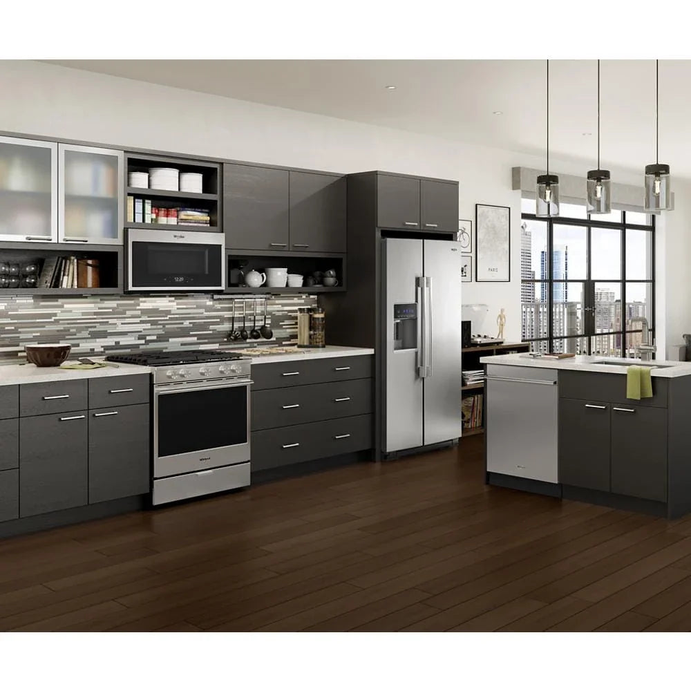 Whirlpool WEGA25H0HZ 5.8 cu. ft. Smart Slide-in Gas Range with EZ-2-Lift™ Hinged Cast-Iron Grates Fingerprint Resistant Stainless Steel