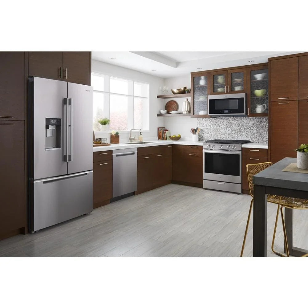 Whirlpool WEGA25H0HZ 5.8 cu. ft. Smart Slide-in Gas Range with EZ-2-Lift™ Hinged Cast-Iron Grates Fingerprint Resistant Stainless Steel