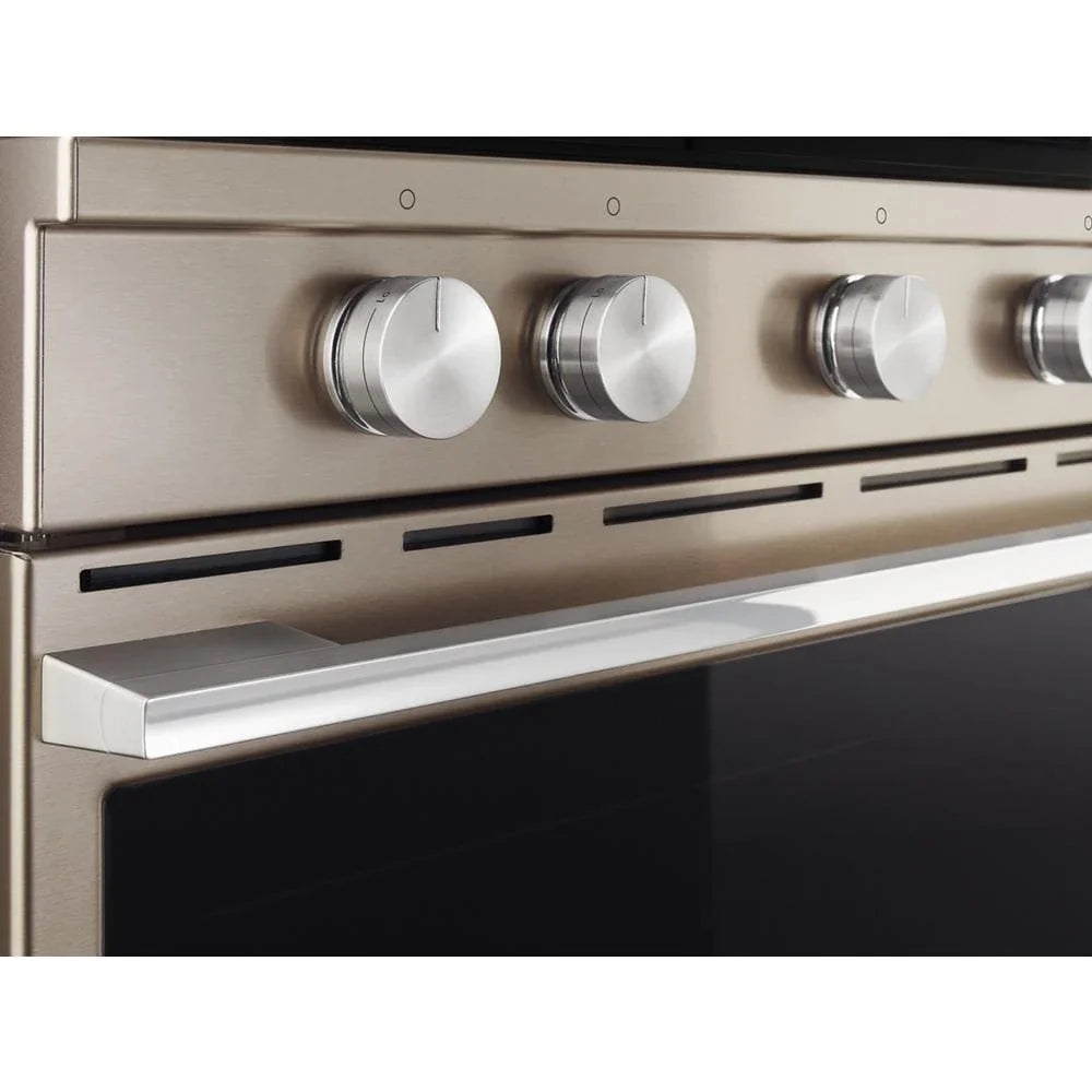 Whirlpool WEGA25H0HZ 5.8 cu. ft. Smart Slide-in Gas Range with EZ-2-Lift™ Hinged Cast-Iron Grates Fingerprint Resistant Stainless Steel
