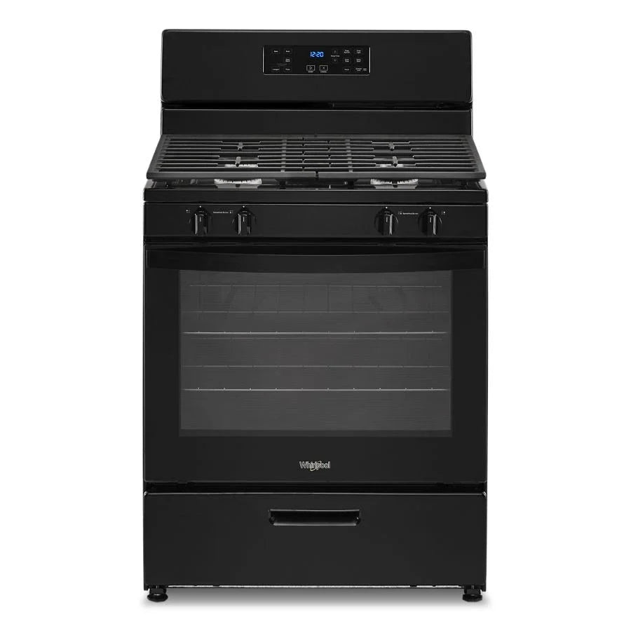 Whirlpool WFG320M0MB 5.1 Cu. Ft. Freestanding Gas Range with Broiler Drawer Black
