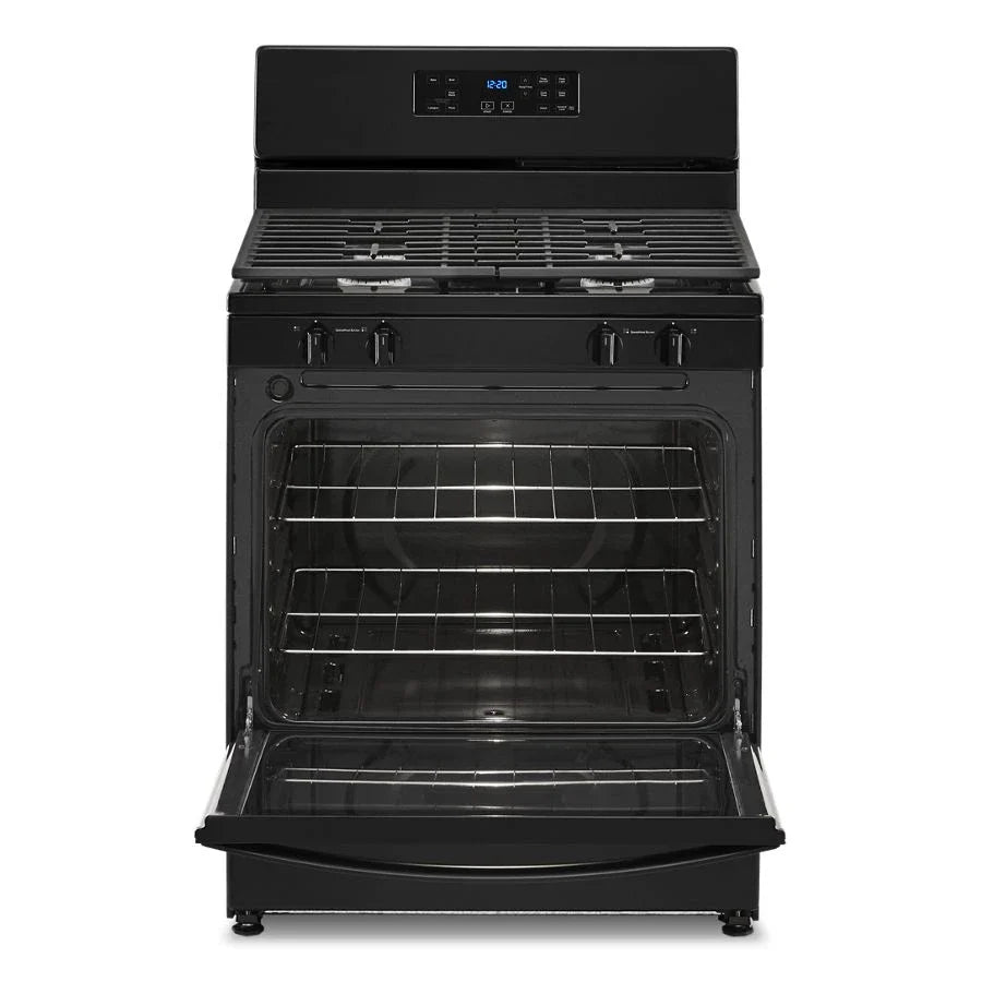 Whirlpool WFG320M0MB 5.1 Cu. Ft. Freestanding Gas Range with Broiler Drawer Black