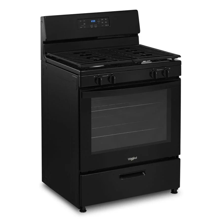 Whirlpool WFG320M0MB 5.1 Cu. Ft. Freestanding Gas Range with Broiler Drawer Black