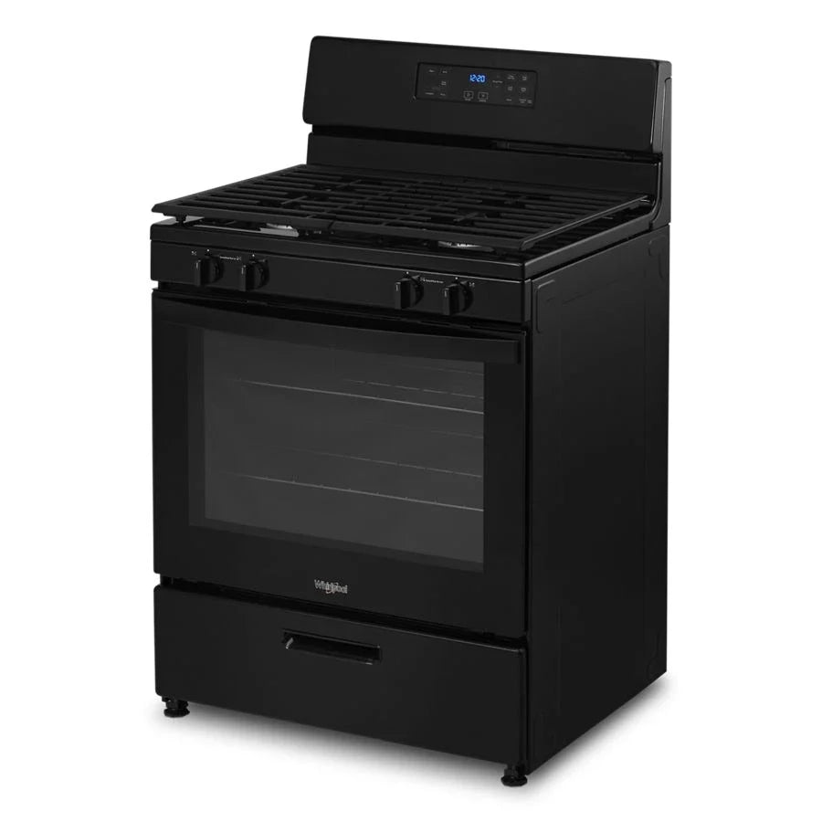 Whirlpool WFG320M0MB 5.1 Cu. Ft. Freestanding Gas Range with Broiler Drawer Black