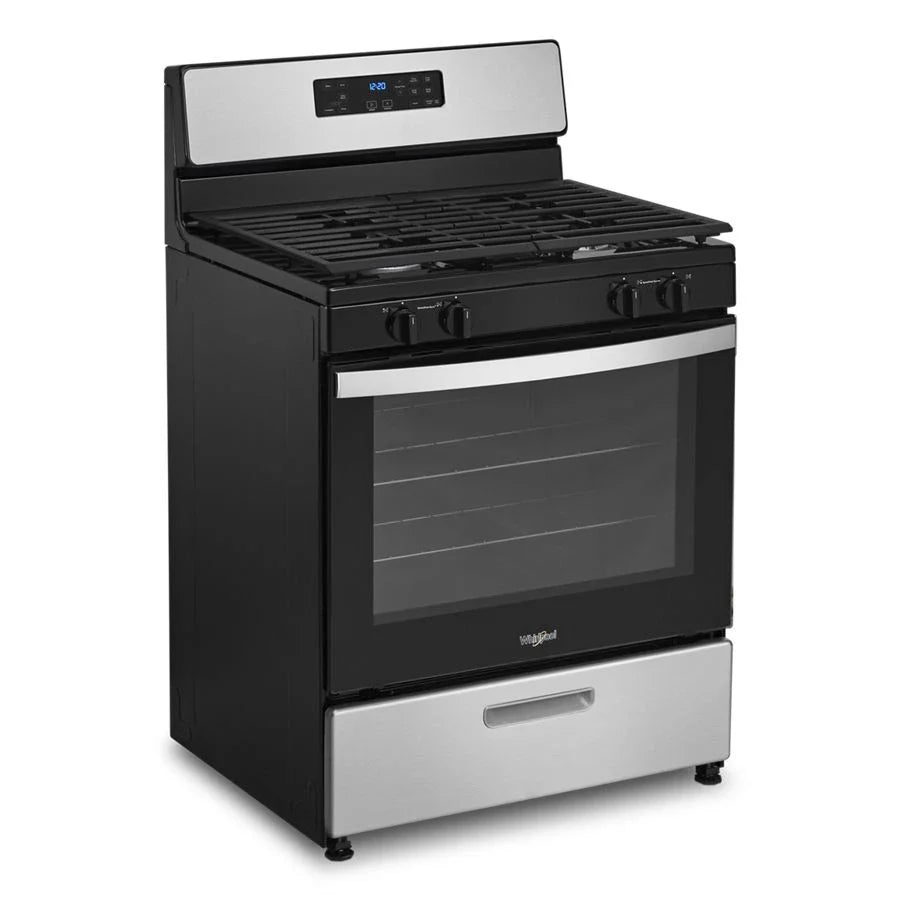 Whirlpool WFG320M0MS 5.1 Cu. Ft. Freestanding Gas Range with Broiler Drawer Stainless Steel