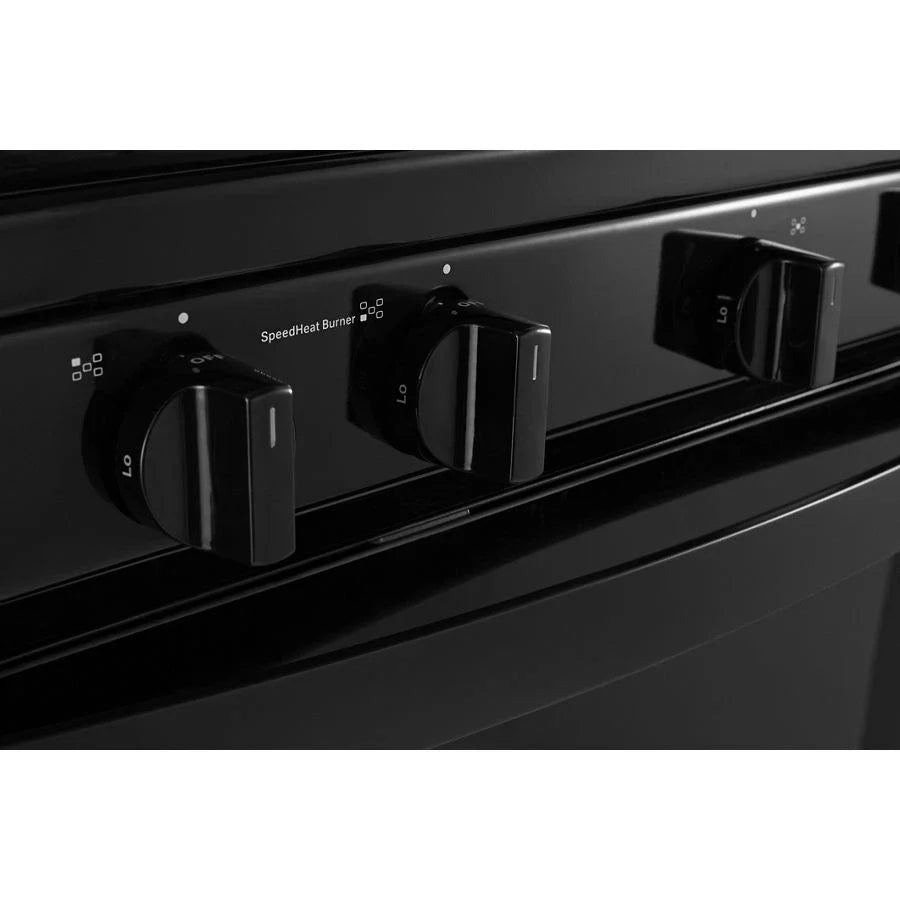 Whirlpool WFG505M0MB 5.1 Cu. Ft. Freestanding Gas Range with Edge to Edge Cooktop Black
