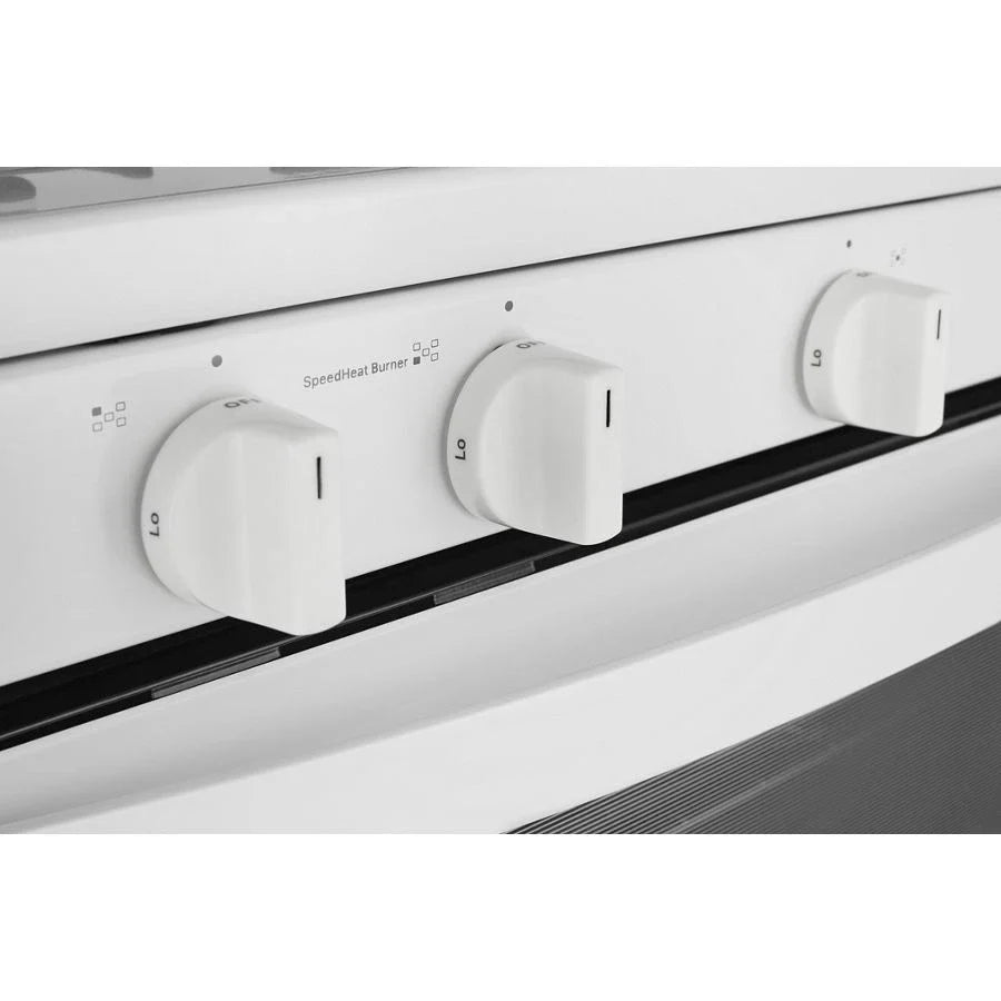 Whirlpool WFG505M0MW 5.1 Cu. Ft. Freestanding Gas Range with Edge to Edge Cooktop White
