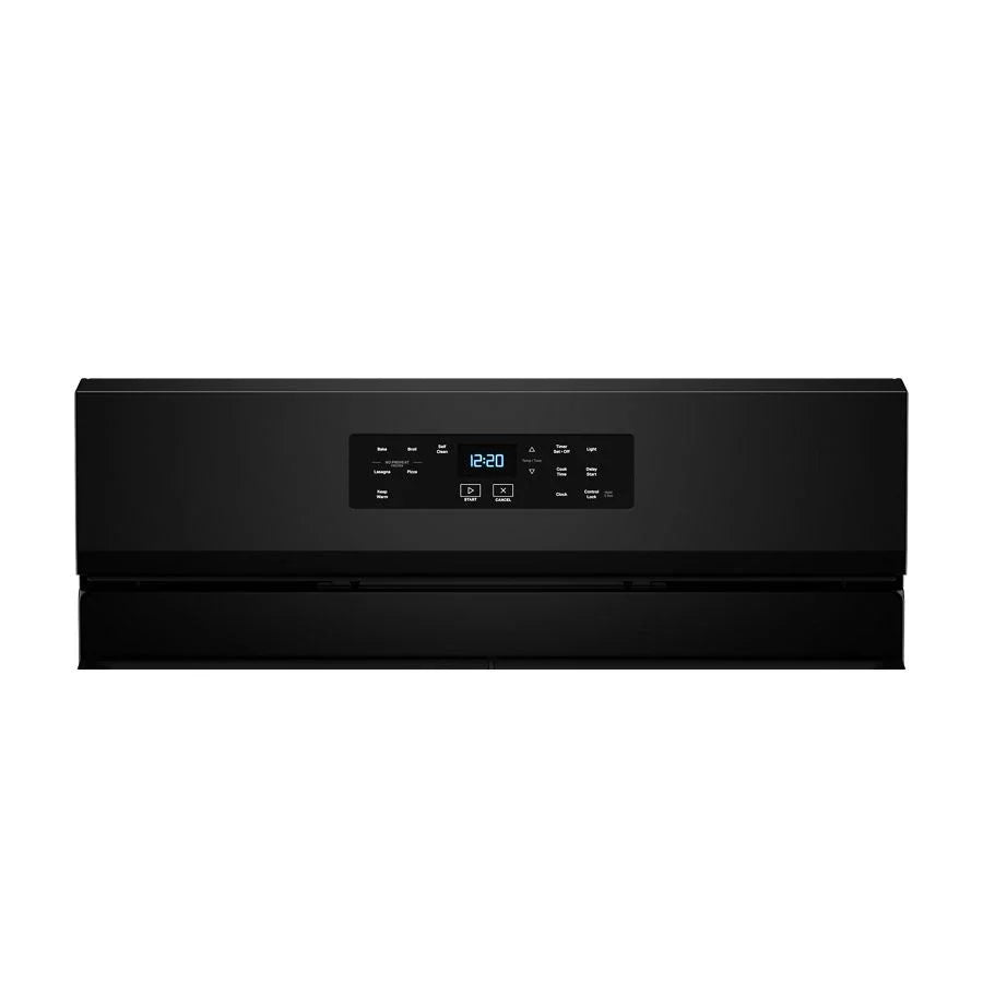 Whirlpool WFGS3530RB 30-inch Self Clean Gas Range with No Preheat Mode Black