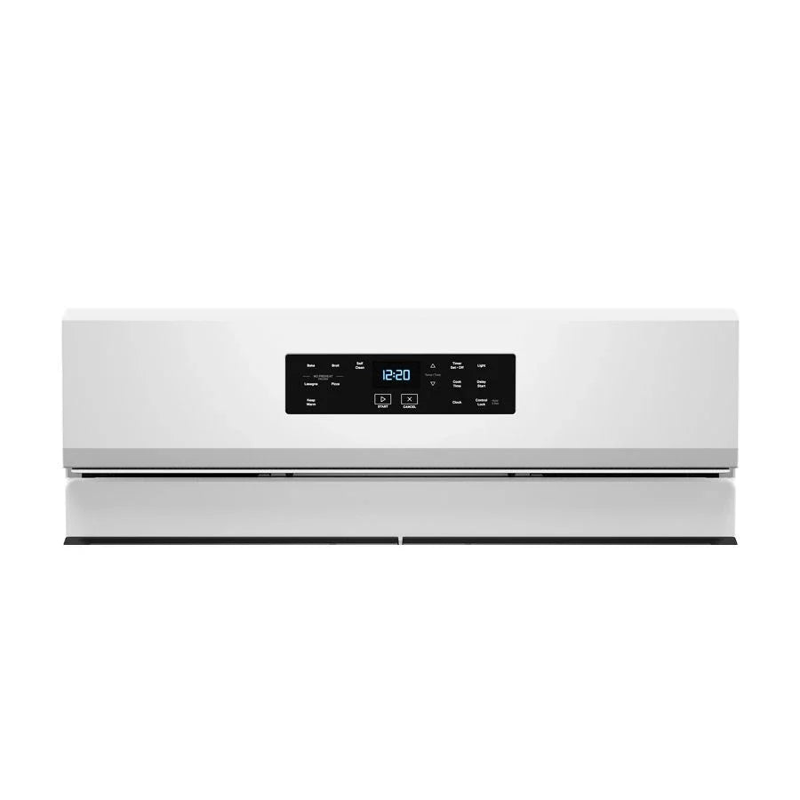 Whirlpool WFGS3530RW 30-inch Self Clean Gas Range with No Preheat Mode White