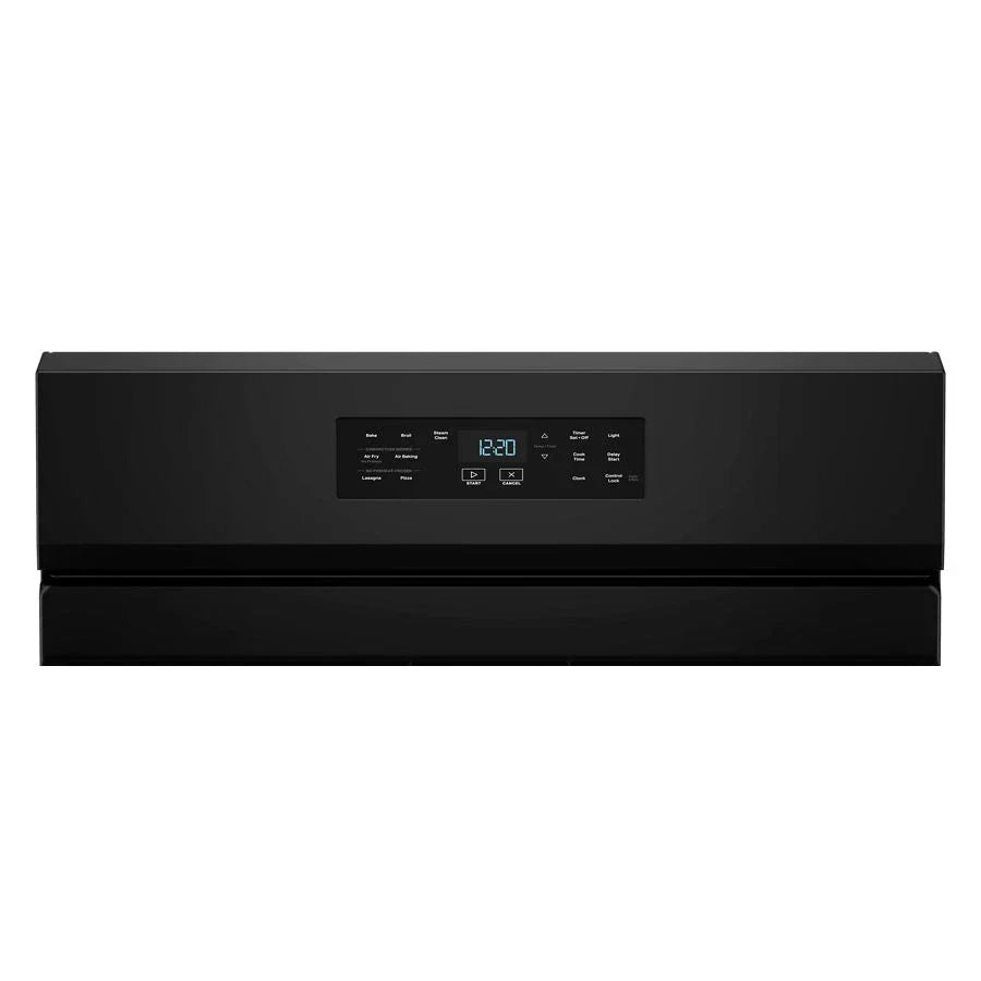 Whirlpool WFGS4530SB 30-inch Gas Range with Air Cooking Technology and Steam Clean Black
