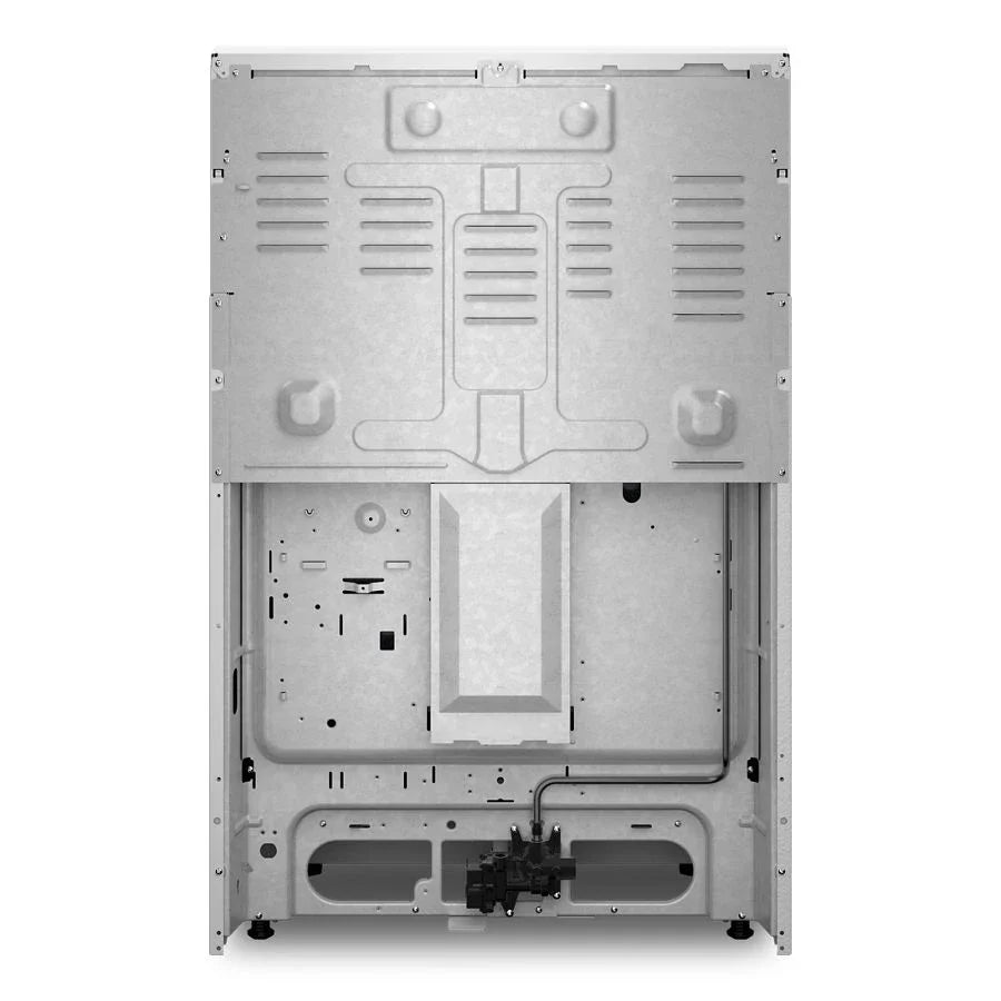Whirlpool WFGS4530SW 30-inch Gas Range with Air Cooking Technology and Steam Clean White