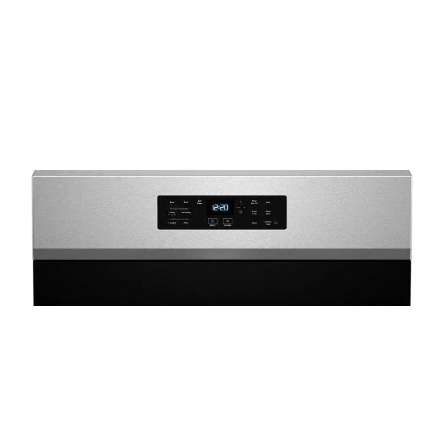 Whirlpool WFGS5030RS 30-inch Gas Range with Air Cooking Technology, No Preheat Air Fry and Air Baking and Self Clean Stainless Steel