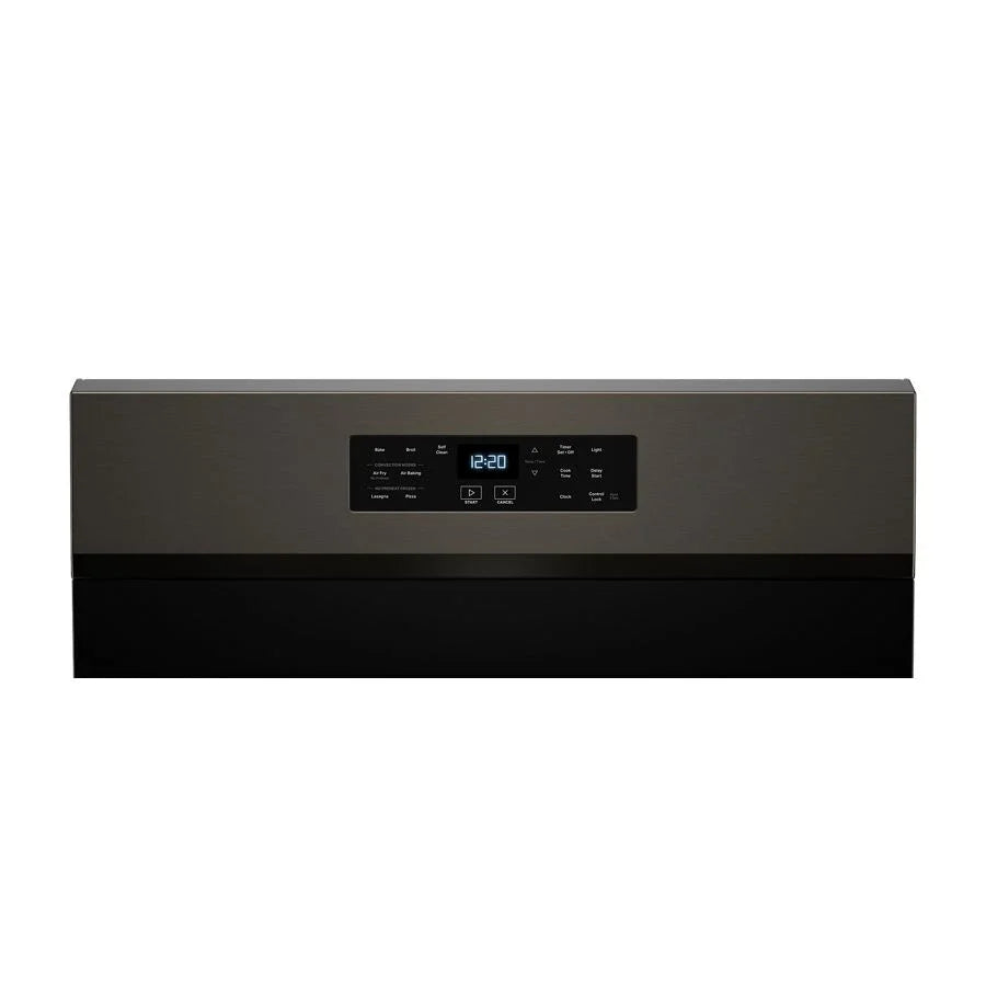 Whirlpool WFGS5030RV 30-inch Gas Range with Air Cooking Technology, No Preheat Air Fry and Air Baking and Self Clean Black Stainless
