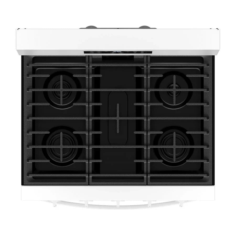 Whirlpool WFGS5030RW 30-inch Gas Range with Air Cooking Technology, No Preheat Air Fry and Air Baking and Self Clean White