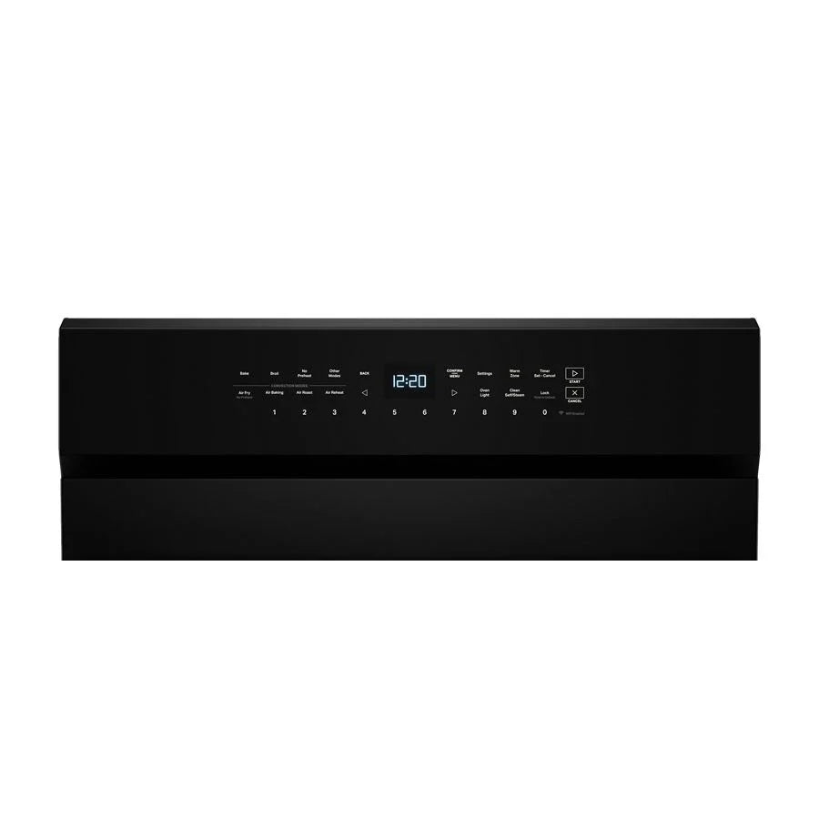 Whirlpool WFGS7530RB 30-inch Smart Gas Range with Air Cooking Technology, No Preheat Air Fry, Steam/Self Clean and High Speed Preheat Black