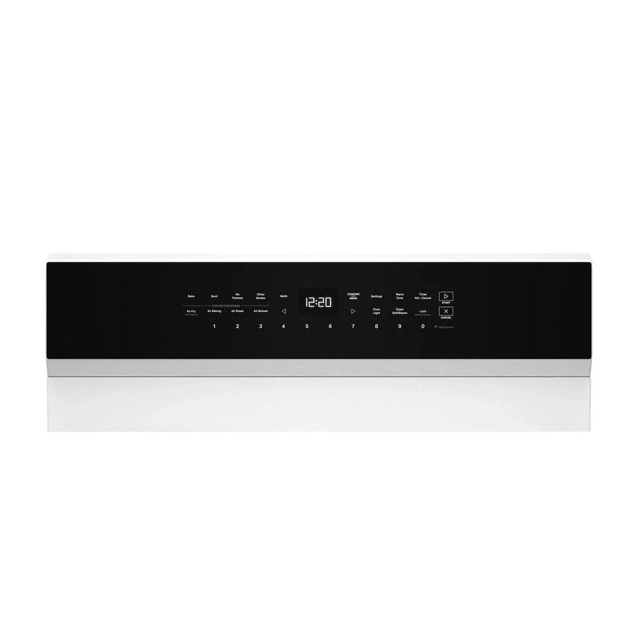 Whirlpool WFGS7530RW 30-inch Smart Gas Range with Air Cooking Technology, No Preheat Air Fry, Steam/Self Clean and High Speed Preheat White