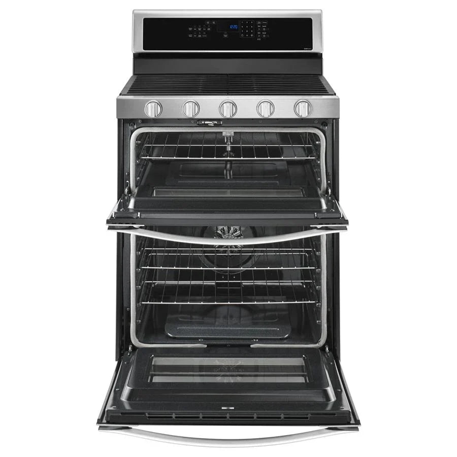 Whirlpool WGG745S0FS 6.0 Cu. Ft. Gas Double Oven Range with EZ-2-Lift™ Hinged Grates Stainless Steel