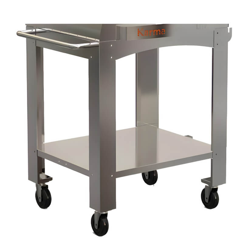 WPPO Karma 42 Inch Wood Fired Pizza Oven w/ Cart