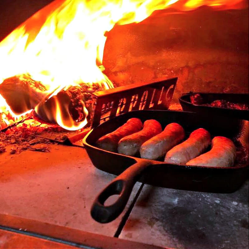WPPO Karma 55 Inch Commercial Stainless Steel Wood Fired Pizza Oven - WKK-04COM-2