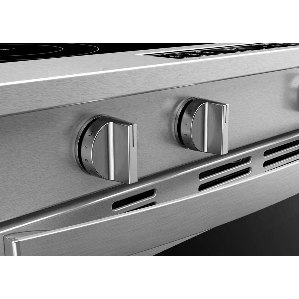Whirlpool WSES5030SZ 30-inch Electric Smart Range with Air Cooking Technology Fingerprint Resistant Stainless Steel