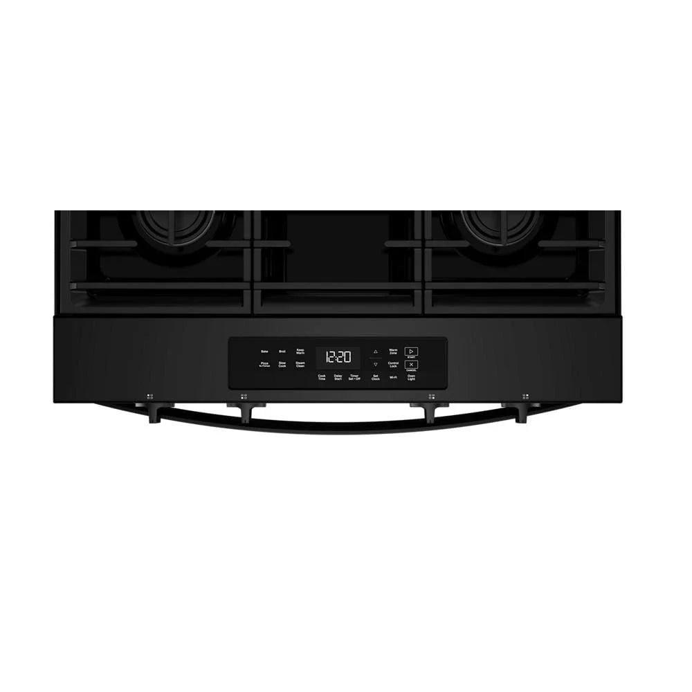 Whirlpool WSGS3330TB 30-inch Gas Range with No Preheat Mode and Slow Cook Black