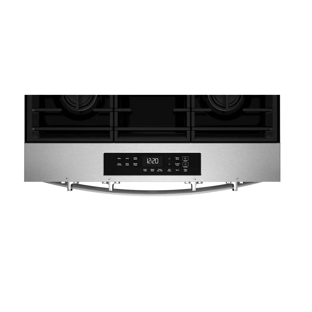Whirlpool WSGS3330TS 30-inch Gas Range with No Preheat Mode and Slow Cook Stainless Steel