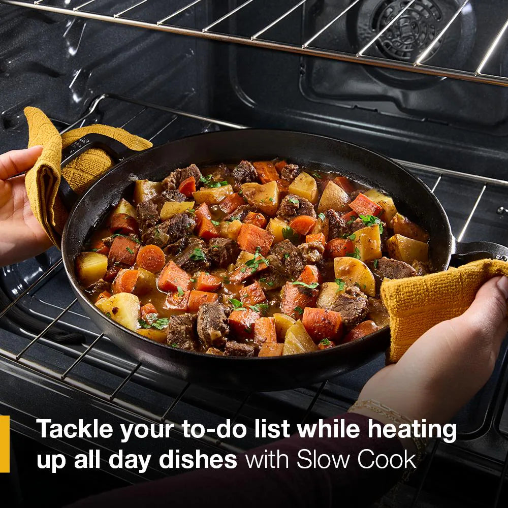 Whirlpool WSGS3330TW 30-inch Gas Range with No Preheat Mode and Slow Cook White