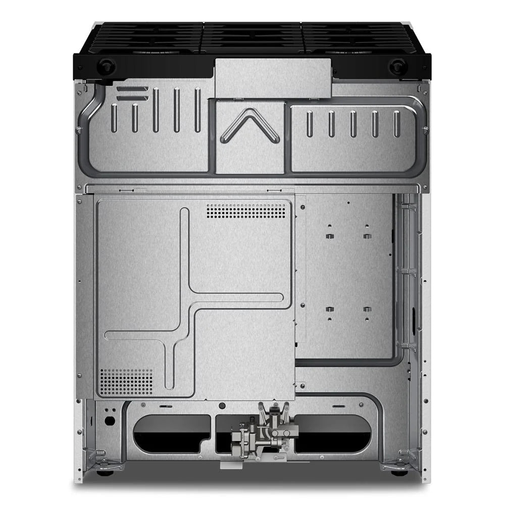 Whirlpool WSGS4530TW 30-inch Gas Smart Range with Air Cooking Technology and Steam Clean White