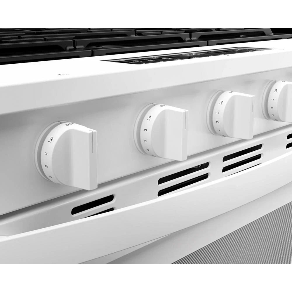 Whirlpool WSGS5030SW 30-inch Gas Smart Range with Air Cooking Technology White