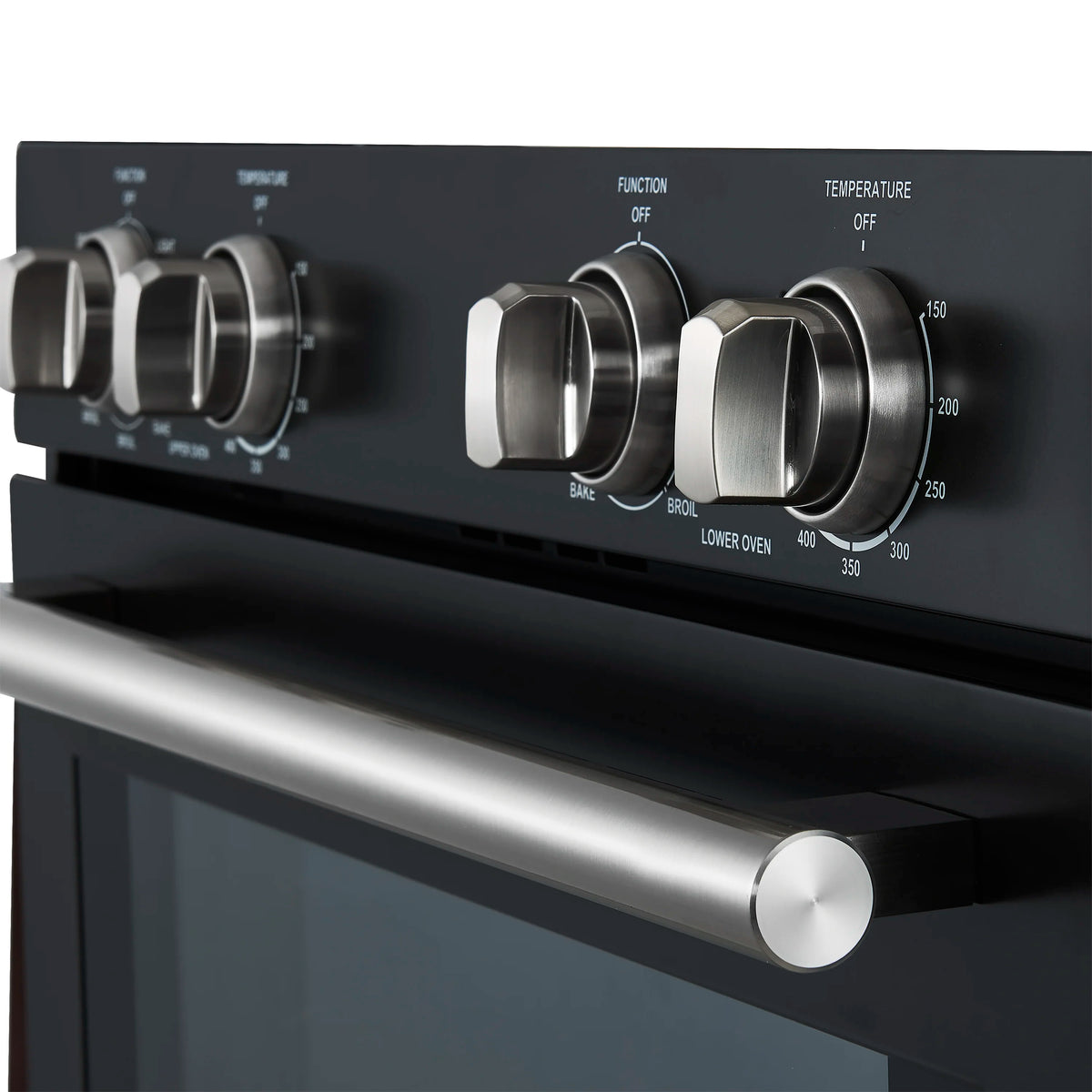 Forno 2-Piece Appliance Package - 30-Inch Vomero Double Wall Oven & 30-Inch Microwave Oven in Black with Stainless Steel Trim