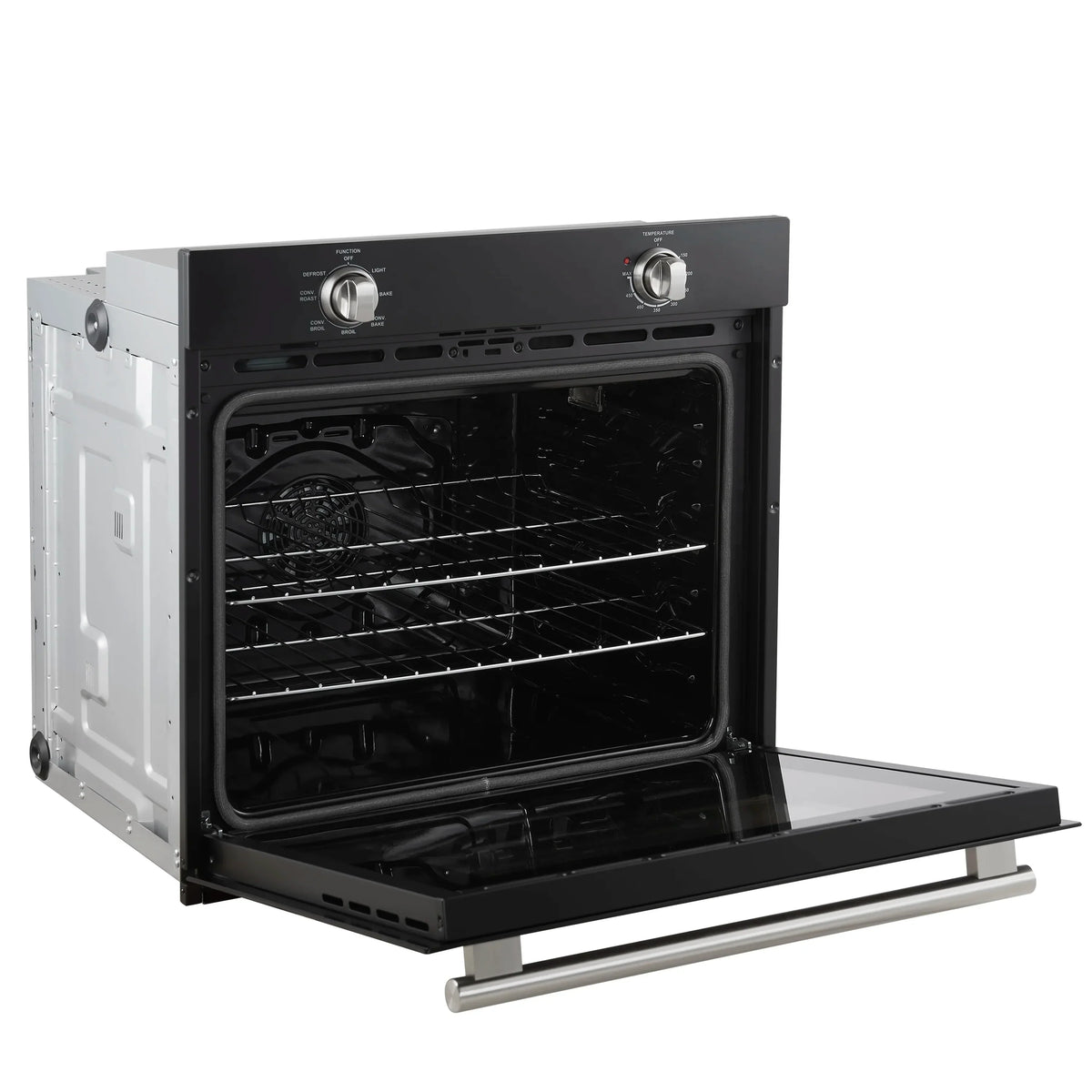 Forno 2-Piece Appliance Package - 30-Inch Vomero Wall Oven & 30-Inch Microwave Oven in Black with Stainless Steel Trim