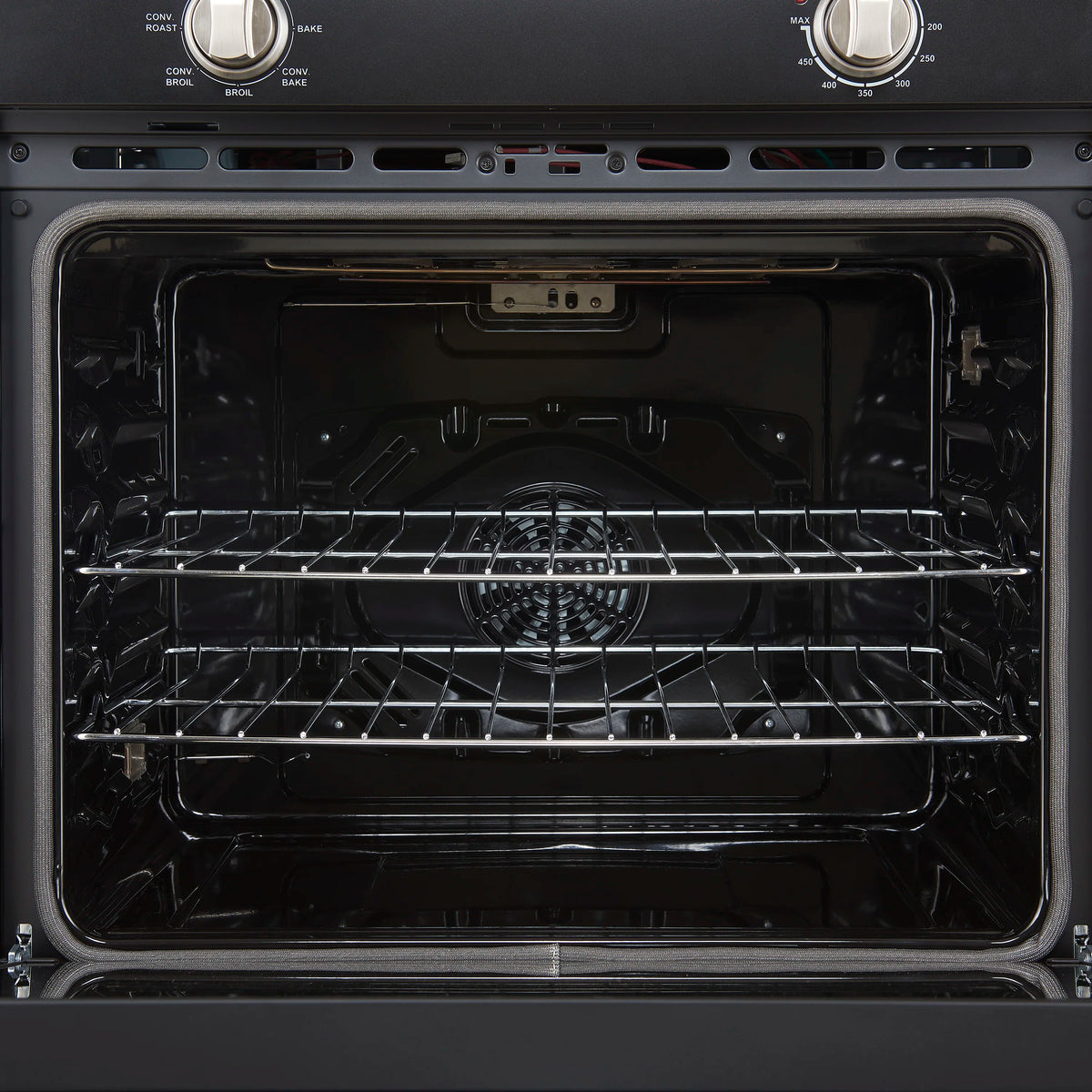 Forno 2-Piece Appliance Package - 30-Inch Vomero Wall Oven & 30-Inch Microwave Oven in Black with Stainless Steel Trim