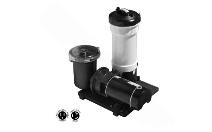 Waterway 522-4030 100 SqFt TWM Cartridge Filter Equipment Package 1HP 115V