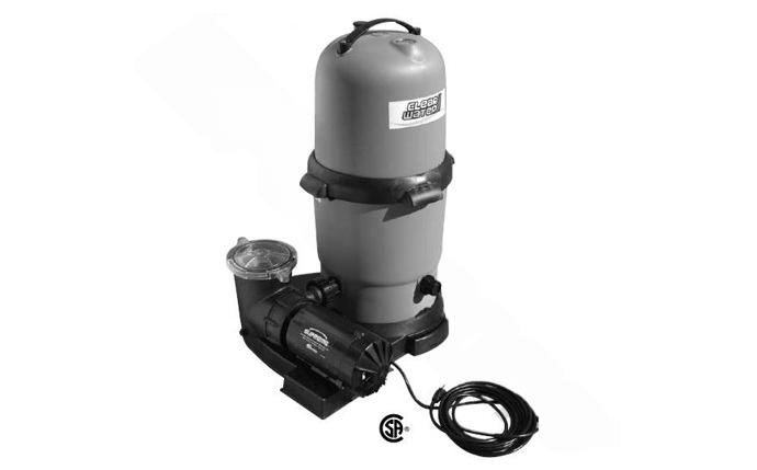 Waterway FCS075107-6 75 SqFt ClearWater II Cartridge Filter System 2-Speed 1HP