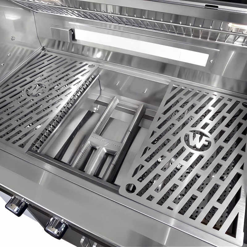 Wildfire Ranch Pro 30 Inch 304 Stainless Steel Built In Gas Grill - Brushed Bronze Accents