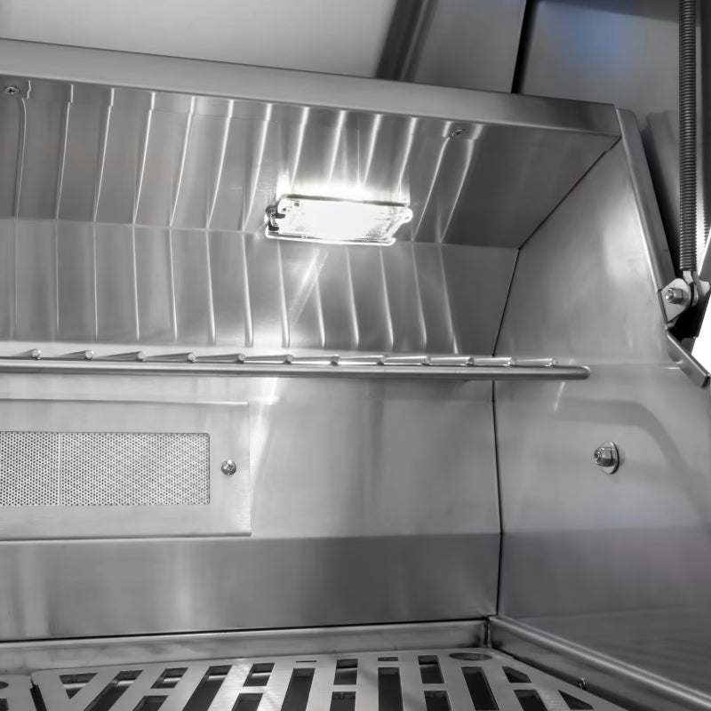 Wildfire Ranch Pro 36 Inch Black 304 Stainless Steel Built In Gas Grill