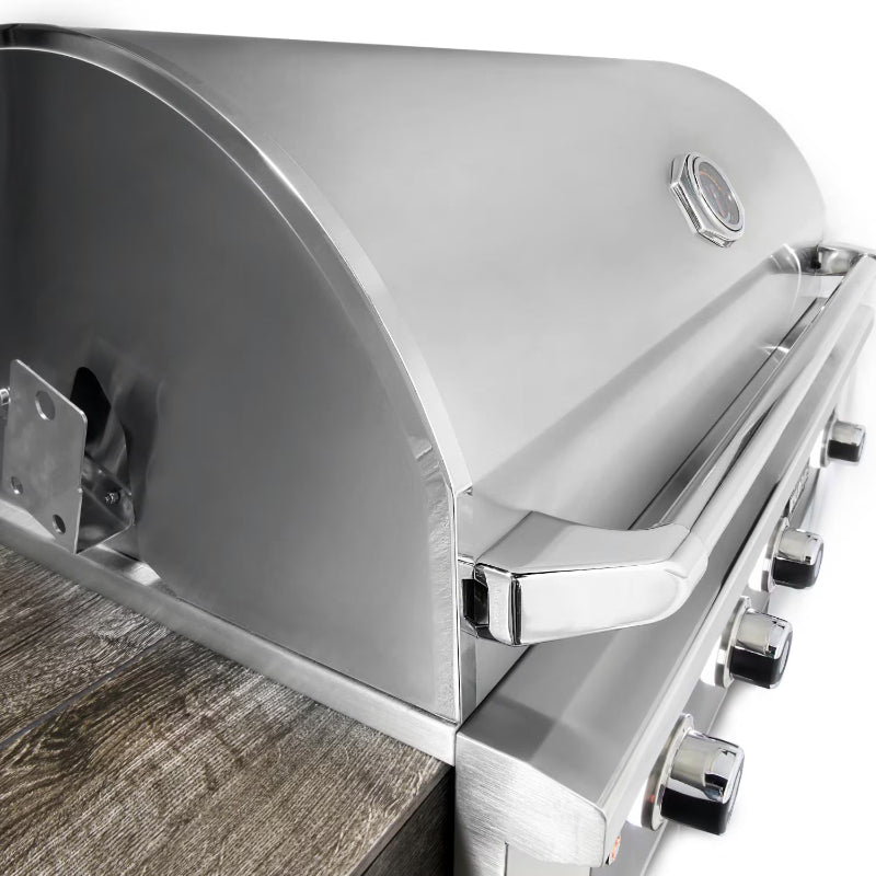 Wildfire Ranch Pro 36 Inch Black 304 Stainless Steel Built In Gas Grill