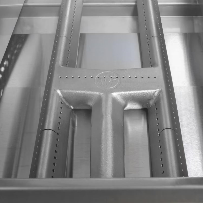 Wildfire Ranch Pro 42 Inch 304 Stainless Steel Built In Gas Grill -Brushed Stainless Steel Accents