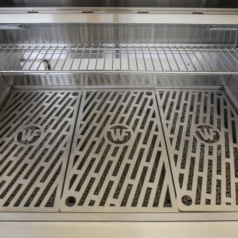 Wildfire Ranch Pro 42 Inch Black 304 Stainless Steel Built In Gas Grill - Chrome Black Accents