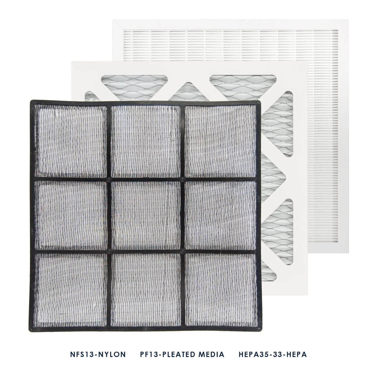 XPOWER mini HEPA air scrubber X-2480A - filters