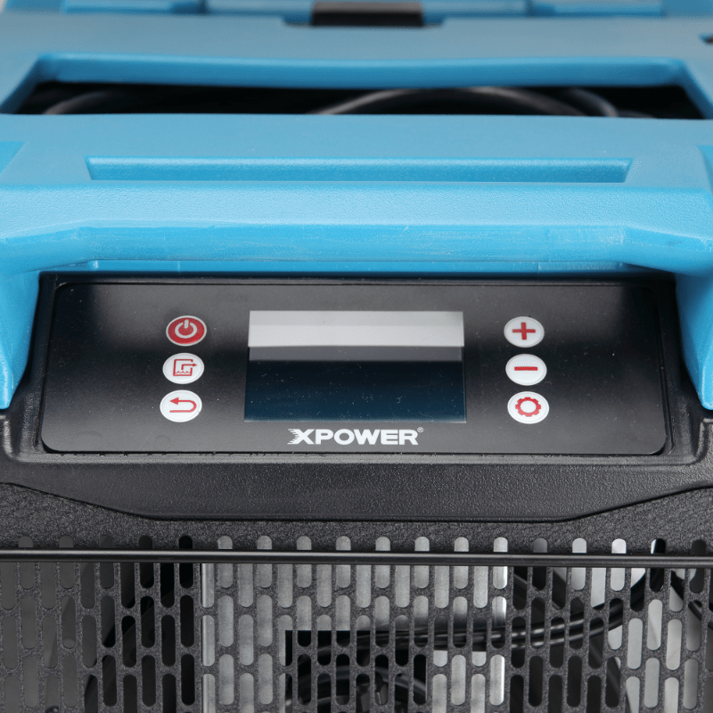 XPOWER LGR commercial dehumidifier XD-125Li - full color display