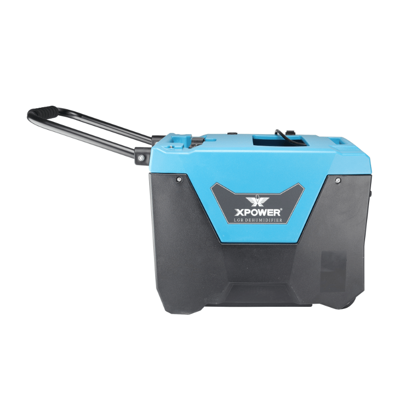 XPOWER LGR commercial dehumidifier XD-125Li - right side view