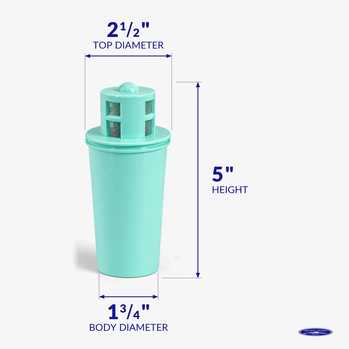 Crystal Quest Alkalizing Water Pitcher Replacement Cartridge