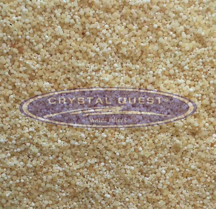 Crystal Quest Macroporous Weak Acid Ion Exchange Resin Media, Polyacrylic