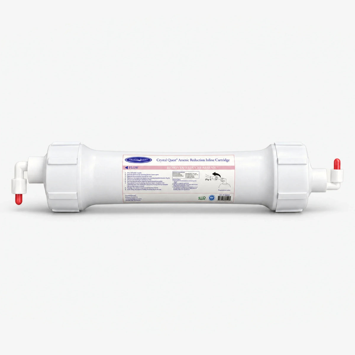 Crystal Quest Inline Arsenic Removal Filter Cartridge for RO Systems and Water Coolers