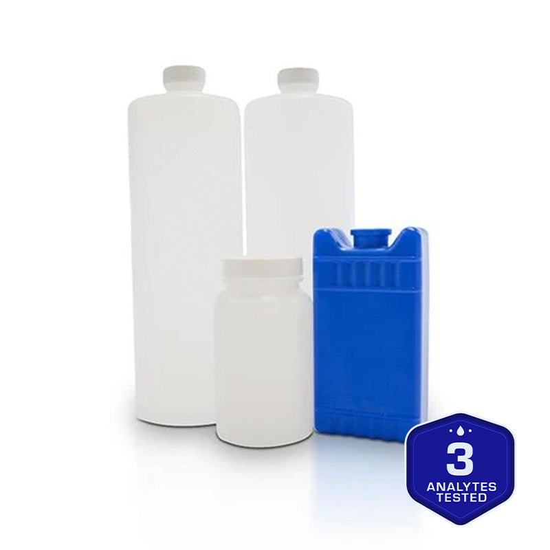 Crystal Quest Radiological Water Test Kit, Mail-In Lab Analysis, Basic, Standard or Deluxe