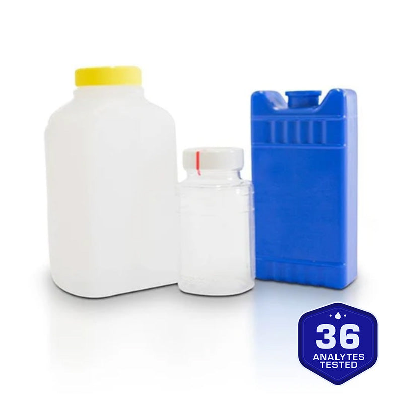Crystal Quest Well Water Test Kit, Mail-In Lab Analysis, Lite, Basic, Standard or Deluxe